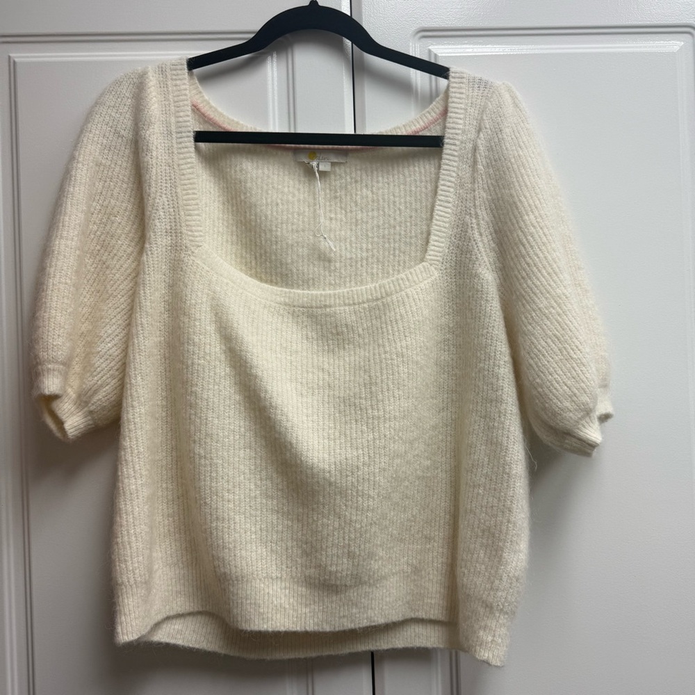 Boden Elegant Cream Women's Sweater L